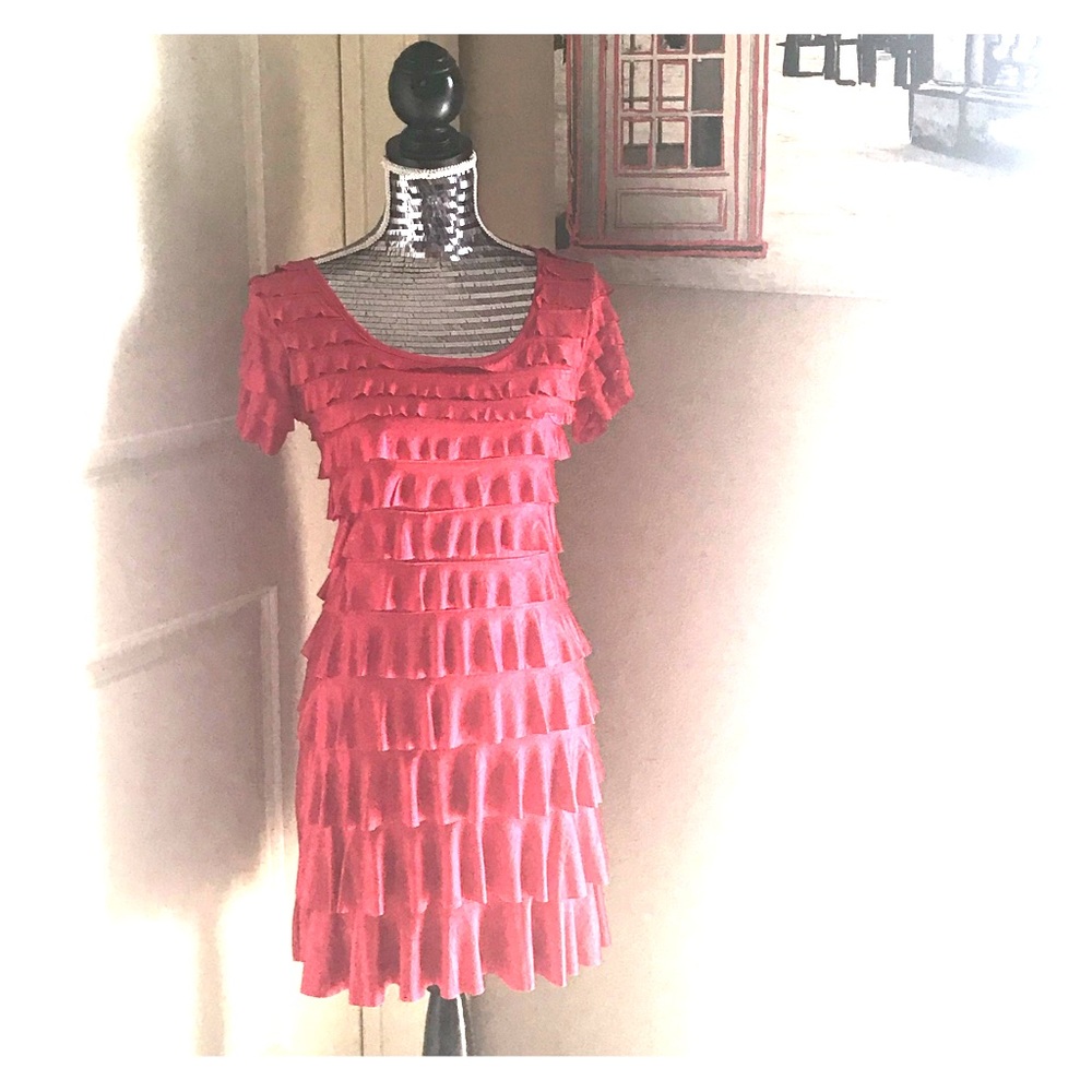NEW WITH TAGS - Isle Apparel Red cha cha dress